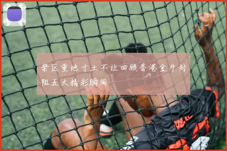 禁区重地寸土不让回顾香港金牛封阻五大精彩瞬间